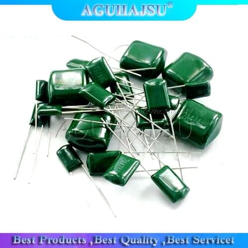 50pcs Polyester film capacitor 630V 1nF 1.5nF 10nF 22nF 33nF 47nF 2J102J 2J152J 2J222J 2J472J 2J682J 2J103J 2J223J 2J333J 2J473J