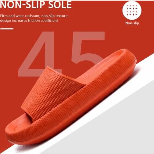 Women Thick Platform Slippers Soft Sole Beach Slide Sandals EVA High Heels Shower Men Ladies Indoor Bathroom Anti Slip Shoes