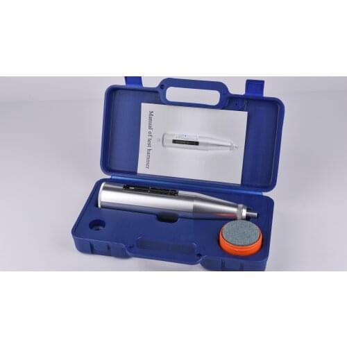 Silver schmidt rebound hammer / digital concrete hardness tester Taijia Tech