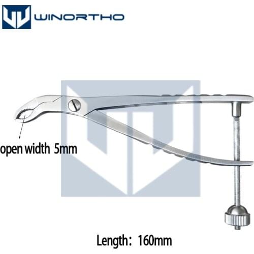 Fragment Forceps - Small Serrated Jaws Bone Holding Reduction Forceps veterinary Orthopedic instruments