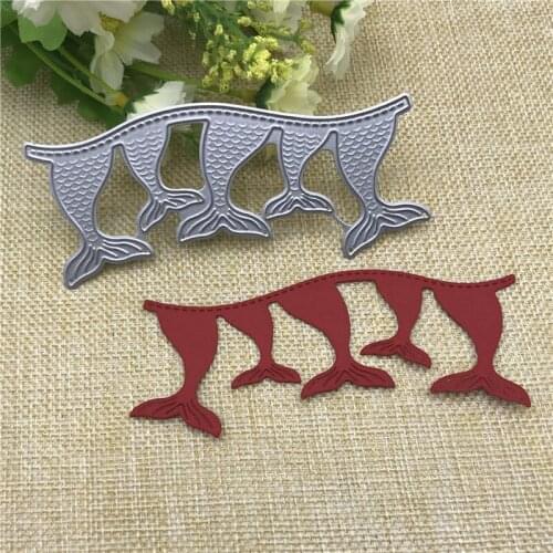 Mermaid border cutting dies crapbooking DIY Carbon Sharp Metal steel cutting die Book photo album art card Dies Cut
