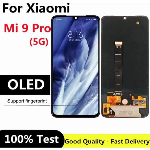 6.39" OLED For Xiaomi Mi 9 Pro 5G LCD Display Touch Screen Digitizer Assembly For xiaomi 9 Pro Display mi 9 Pro 5G