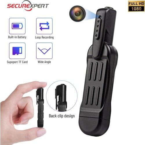 1080P Mini Camera Full HD Back clip Camera Mini DVR Digital Video Surveillance Mini DV Cam Support 32GB Card micro camera
