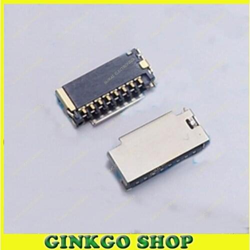 15pcs/lot Micro SD card holder TF Card connector Slot Sockect Plug Type With test foot Free shipping