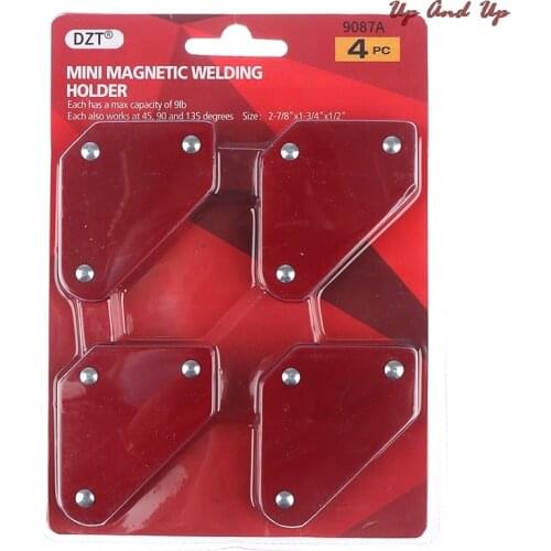 4Pcs/set Hot Sale Triangle Welding Positioner Magnetic Fixed Angle Soldering Locator Tools Without Switch Welding Accessories