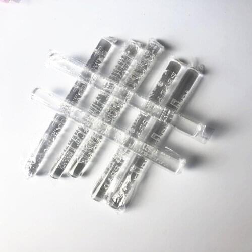 Non-stick Logo Shaped Acrylic Embossed Brand Rolling Pin Transparent Rolling Pin Cake Roller Decorating Pastry Dough Tools