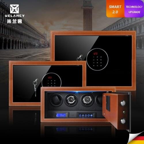 Automatic Watch Winder Safe Box Carbon Fiber Double Watch Winding Box Quiet Motor Storage Display Case Mechanical Watches Boxes