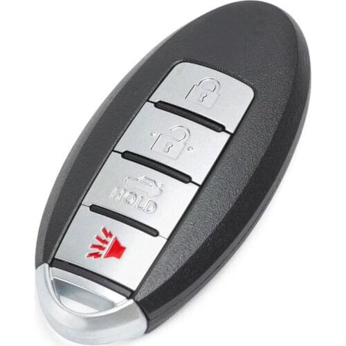 Black 4 Buttons Remote Control Car Key for Infiniti G35 I35 M45 QX4 QX56 EX35 FX35 FX45 QX45 I35 Nissan 350Z Altima Armada