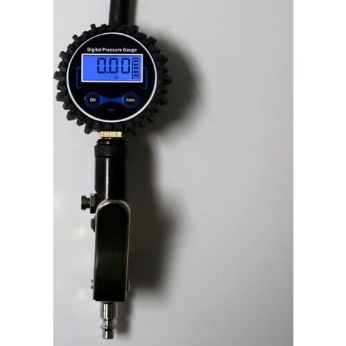 Digital Air Tyre Tire Inflator w/ Pressure Gauge 200PSI Chuck for t.u.k.Car/Bike New