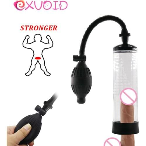 EXVOID Sex Toys for Couples Enlargement Penis Pump Male Masturbator Vacuum Pump Penis Trainer Extender Adult Products Sex Shop