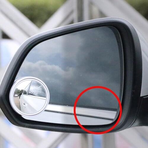 Hot sale 1Pcs Black/White/Silver Color 360 Degree View Adjustable Rearview Mirror Car Blind Spot Mirror