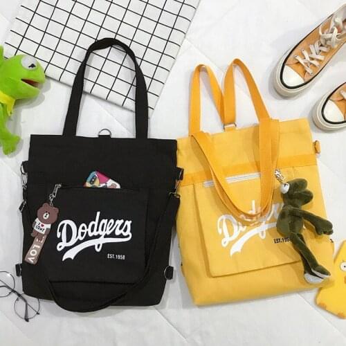 Canvas Capacity Women Shoulder Bag Zipper Cotton Tote Shopper Bag Pure color Eco Reusable Shopping Bag Handbag Cloth