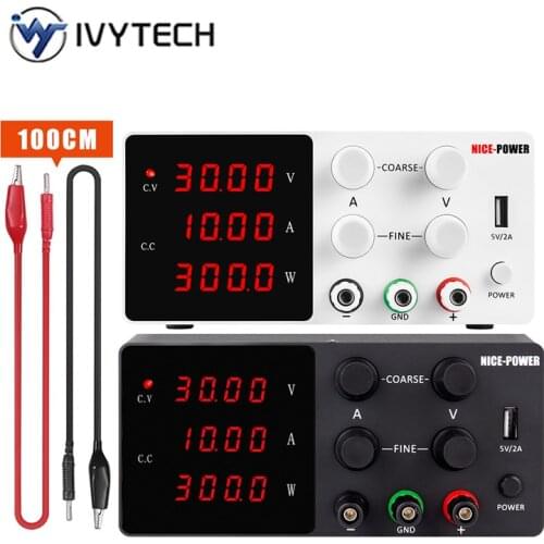 IVYTECH Laboratory 120V 3A 60V 30V10A 5A Adjustable Switching DC Lab Bench Power Suppl Digital Regulated Modul 4 Digit Lab Power