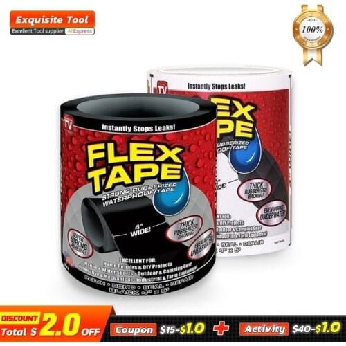 10-30cm Super Strong Leakage Repair Waterproof Tape Garden Hose Water Pipe Bonding Fast Rescue Quickly Stop Tool Magic Glue