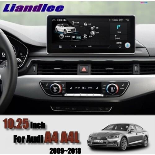 Liandlee Car Multimedia Player NAVI CarPlay Adapter For Audi A4 A4L 2016 2017 2018 2019 Car Radio Stereo 10.25 GPS Navigation