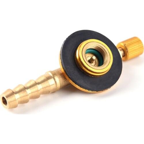 Inflatable Valve Adapter 7.8cm 1Pc Gas Stove Switching Stainless Steel Camping Charging