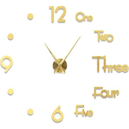 Wall Clock Sticker Frameless Wall Clock Sticker DIY Wall Decoration Wall Clock Stickers For Home Office Living Room Dropshipping