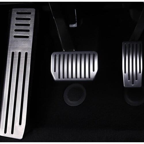 A Little Change Car Pedals for Tesla Model S Model X 2016 - 2020 Accelerator Gas Fuel Brake Foot Rest Pedal Pads Mats Cover