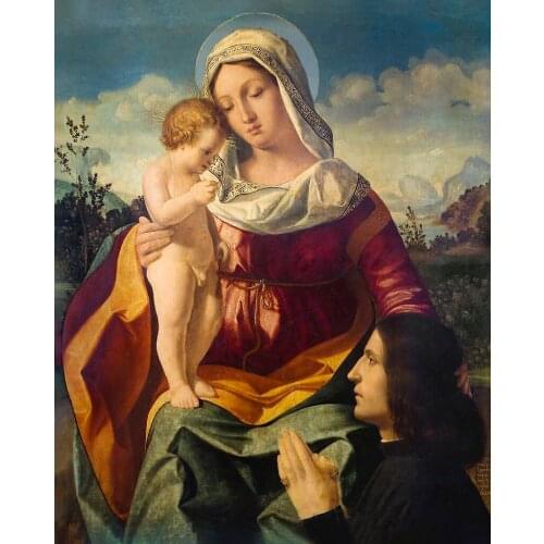 Goddess Wallpaper Diamond Painting cross-stitch religiondiy Mosaic diamond embroidery all drill square drill Decorative painting