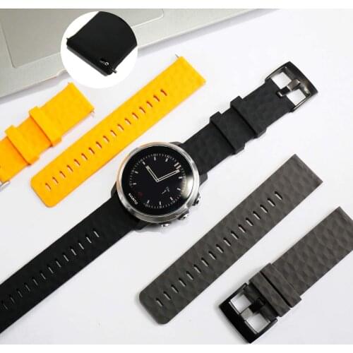 Outdoor Sports Watch Band Quick Release Waterproof Rubber Watch Strap Adaptation Suunto Traverse Alpha abmit 3V Spartn Wristband