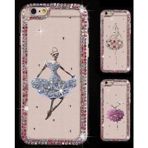 Sunjolly Girl Rhinestone Case for Huawei P20 Plus P30 Pro P20 Lite 2019 Y5 Y9 2019 Y6 2018 Bling Diamond Phone Cases Cover coque