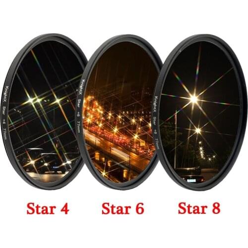 KnightX Star Line 49mm 52MM 55MM 58MM 62mm 67MM 77MM Camera Lens Filter For canon eos sony nikon 700d set 1200d 400d light photo