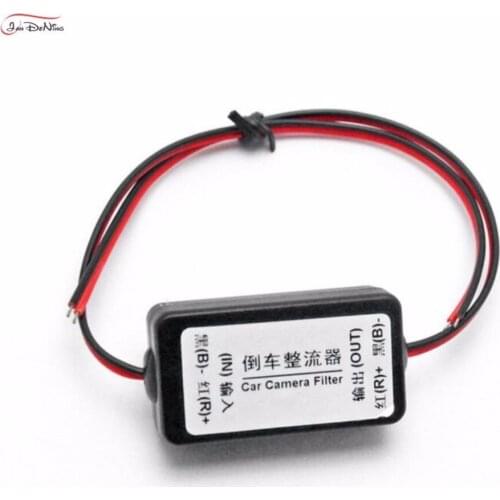 JanDeNing 12V Power Reverse camera rectifier, back view image rectifier, flicker Power Filter Rectifier