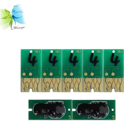 WINNERJET 5sets/lot Cartridge Chip Compatible For Epson 7700 9700 Printer
