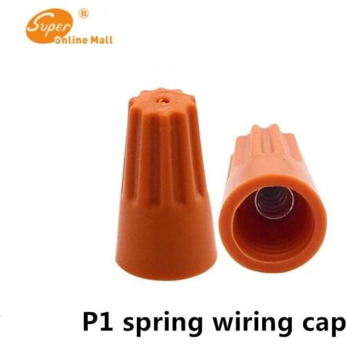 1000pcs/lot P1 Insulated Splice Wire Twist Nut wire connector terminal conectores electricos terminator terminales