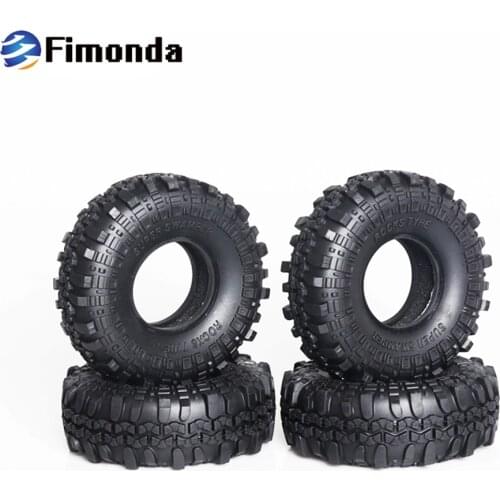 4pcs 1.9inch 110mm Rubber Tires for 1/10 RC Crawler Car Traxxas TRX4 Axial SCX10 RR10 D90 HSP Redcat Tamiya CC01 Upgrade Tyres