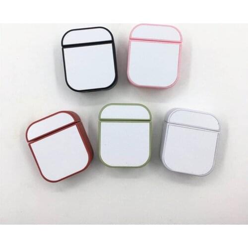50pcs for Airpods 1/Airpods 2 Thermal transfer Sublimation heat press PC case cases cover blank aluminium plate+double side Tape