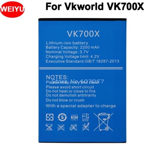 For Vkworld VK700X Battery 2200mAh Batterie Bateria Accumulator AKKU High Quality
