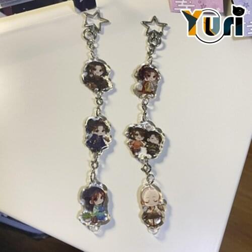 Limit Sha Po Lang Priest Gu Yun Chang Geng BL Novel Acrylic Long Pendant Keychain Hang Toy Official Daily Props C