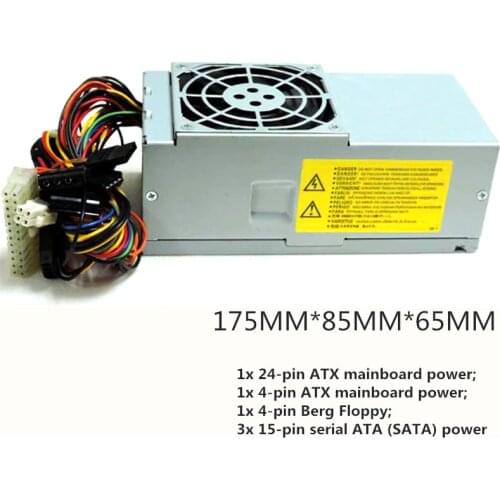 250W PSU For Server PC6038 PS-5251-06 TFX0250P5W DCSCSF TFX0250AWWA 250W Power Supply for 220S 230S 530S pc6038