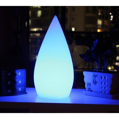 D12*H24cm LED Bar used PE Plastic led 16 color changing table Night Lights VC-B2036 No.SK-LF05 for Christmas Decoration 2pcs/lot