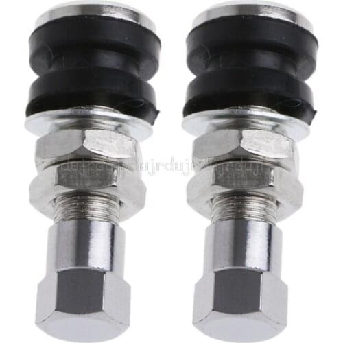 1 Pair Tire Wheel Valve Tubeless No Tube Stem Motorcycle Car Bike ATV Bicycle Ju24 21 Dropshipping