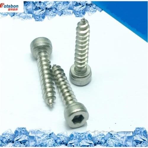 M2 Hexagon Socket Cheese Head Self tapping Screws Sharp Tail Screw Hex Tornillos Parafuso Allen Vis Inoxydable WS9200 Rvs Inox