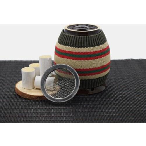 Moxibustion massage cup Double-layer portable moxibustion ceramic scraping tank