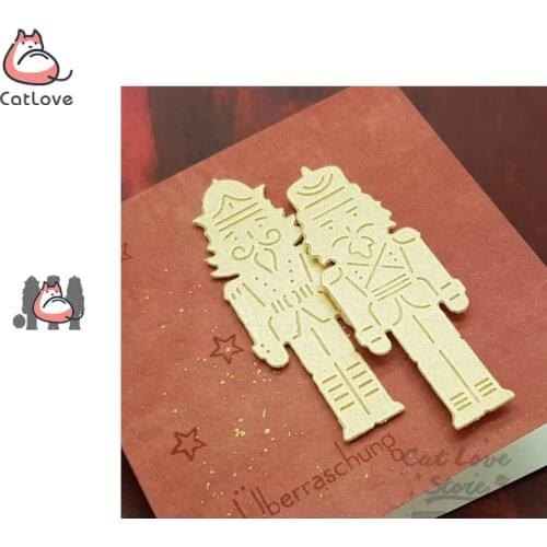 Soldier Cartoon Doll Metal Cutting Dies Scrapbooking Stencil Die Cuts Card Making Decorative Craft Embossing New Dies For 2019