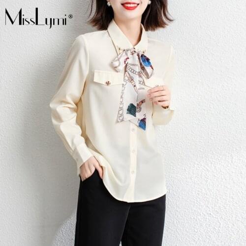 MissLymi Womens Chiffon Blouses