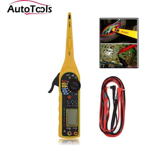 Multi-function car Circuit Tester Multimeter Lamp 3 in 1 Car Repair Automotive Electrical Multimeter jiaxun ms8211 free shipping
