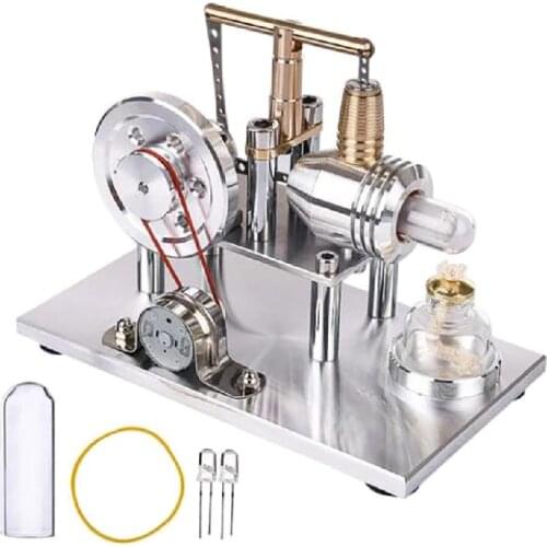 Stirling Engine 2021 New Steam Engine External Combustion Engine Generator Engine Physics Experiment Diy Toy For Children/adults