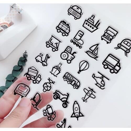 2021 New Clear Stamps Scrapbooking Rubber Stamp Handmade DIY Decoration Craft Supplies Stamps For Card Making Cute Small Icon