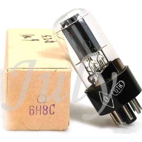 A pair of brand new original box poisonous sound Soviet 6H8C tubes, which can replace 6SN7 6N8P tubes for precise matching