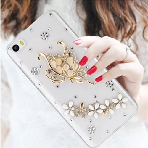 Luxury Bling Rhinestone Diamond Transparent Soft Phone Case For Samsung S6 S7 S8 S9 S10 PLUS S10 Lite Note5 8 9