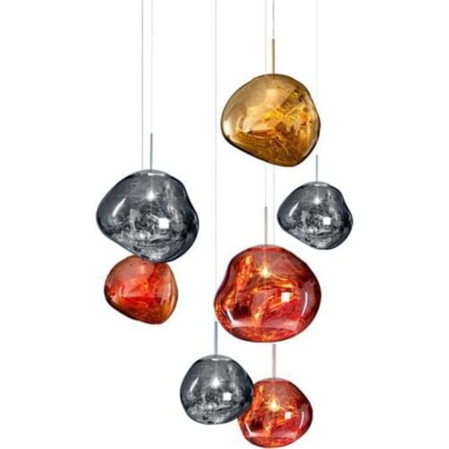 Modern LED Pendant Lights Creative Hanging Lamps Home Decor Hotel Lighting Restaurant Light Fixtures Cafe Glass Lights Bedroom