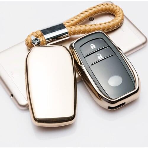 Advanced soft rubber material Car keychain car key bag car key case for Toyota highlander RAV4 Rongfang CROWN PRADO alphard