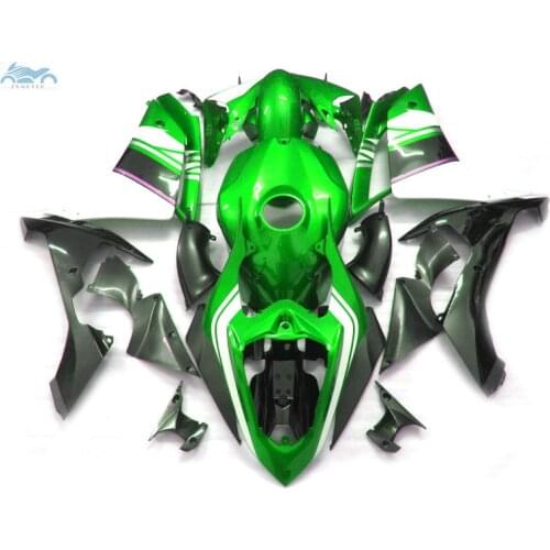 High grade Injection fairing kit fit for YAMAHA 2007 2008 YZFR1 YZF R1 07 08 green black motorcycle fairings body kits YB45