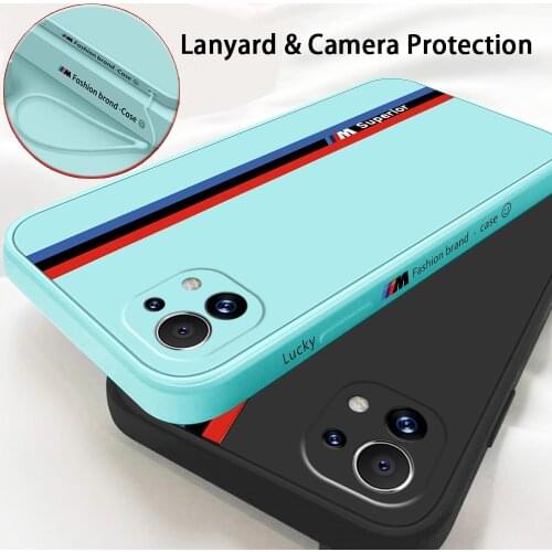 Lanyard Camera Protection Case For Xiaomi Mi 11 Lite 5G 10T Pro 10 Ultra Mi10 T Mi10t Mi11 11i 10lite 11lite Soft Silicone Cover