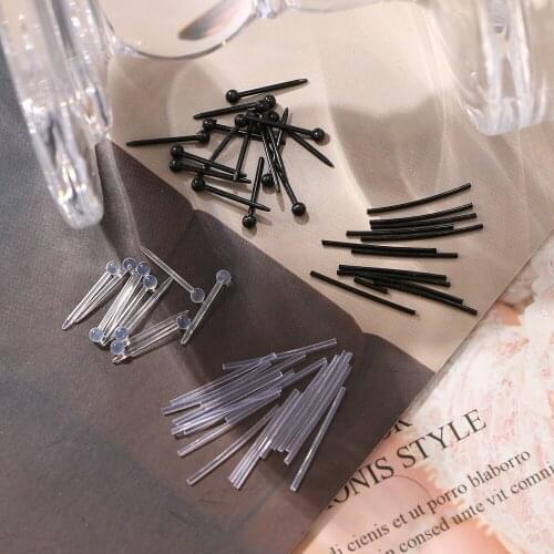 10pcs /bag Womens Earrings Plastic Earrings For Women Fashion Jewelry Men Earrings Girl Students Stud Earrings